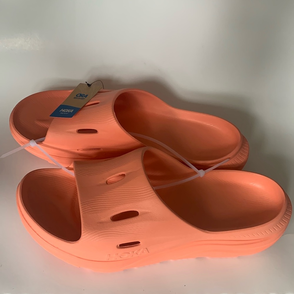 Hoka Ora Recovery Slide 3 Unisex Size M13/W15 “Papaya” NWT